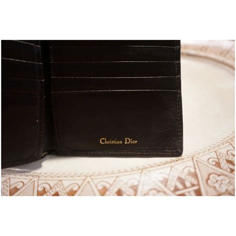 dior mens leather wallets|christian Dior wallets men's.